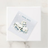 Skulls in the snow. Personalized Geschenkanhänger (Beispiel)