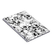 Skulls Jumbled Rose Notizblock (Rechte Seite)
