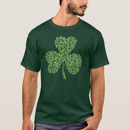 Skulls Kleeblatt T - Shirt (Vorderseite)
