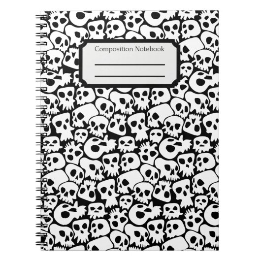Skulls-Komposition Notizblock (Vorderseite)