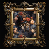 Skulls Küssen Steampunk Romantische gotische Hochz Seidenpapier