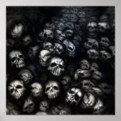 Skulls Leinwand Poster (Vorne)