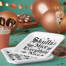 Skulls & Mäuse & Everything Nice Pappteller