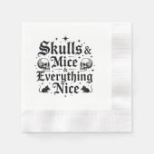 Skulls & Mäuse & Everything Nice Serviette (Vorderseite)