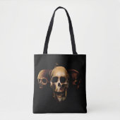 Skulls Mensch Schwarz Tasche (Vorderseite)
