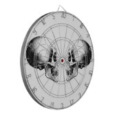 Skulls Metallkäfig Dartscheibe (Vorderseite Links)