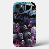 Skulls Monsters Horror Art Case-Mate iPhone Hülle (Rückseite)