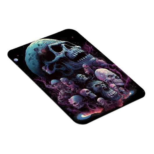 Skulls Monsters Horror Art Magnet (Rechte Seite)