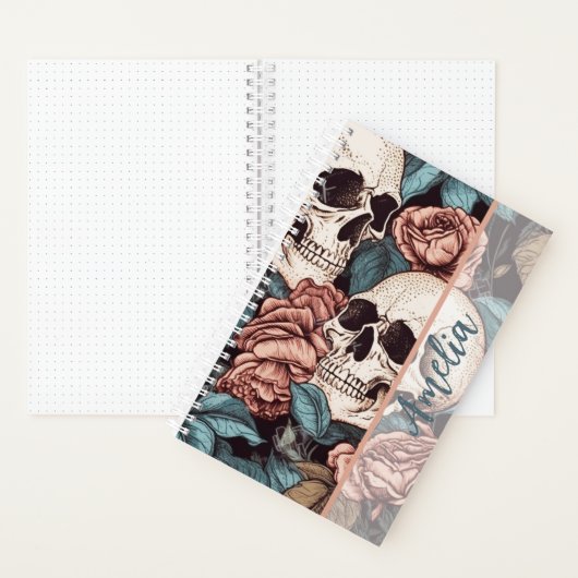 Skulls-Notebook Notizblock (Innen)