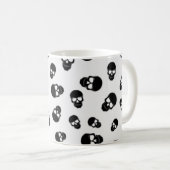 Skulls Pattern Kaffeetasse (VorderseiteRechts)