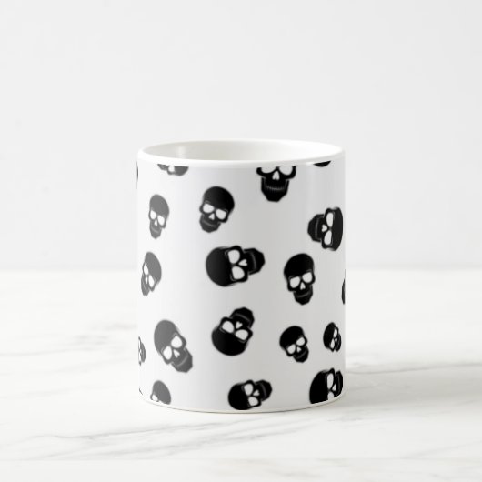 Skulls Pattern Kaffeetasse (Mittel)