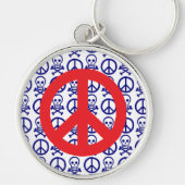 Skulls Peace Schlüsselanhänger (Vorne)