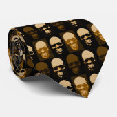 Skulls Pop Art Style Krawatte (Gerollt)