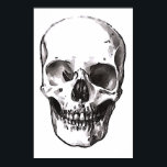 Skulls Poster Print Black & White Pop Art Poster<br><div class="desc">Fantasy Art Skeleton Poster Print - Black & White Metal Punk Rock Uni Pop Art</div>