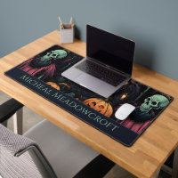 Skulls Pumpkins Black Gothic