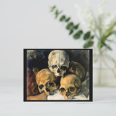 Skulls Pyramide Postkarte (Stehend Vorderseite)