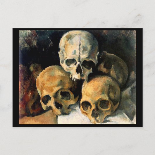 Skulls Pyramide Postkarte (Vorderseite)