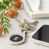 Skulls Rose Día de Muertos Schlüsselanhänger (Seite)