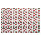 Skulls Rose Stoff (Fat Quarter (45,7 x 55,9 cm))