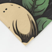 Skulls Rose und Candles Fleece Blanken (Ecke)