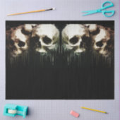 Skulls Rustikales 16-2 Dekoupage Tissue Paper Seidenpapier (Basteln)