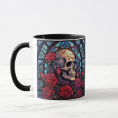 Skulls schauen nach innen Kaffee Tasse (Links)