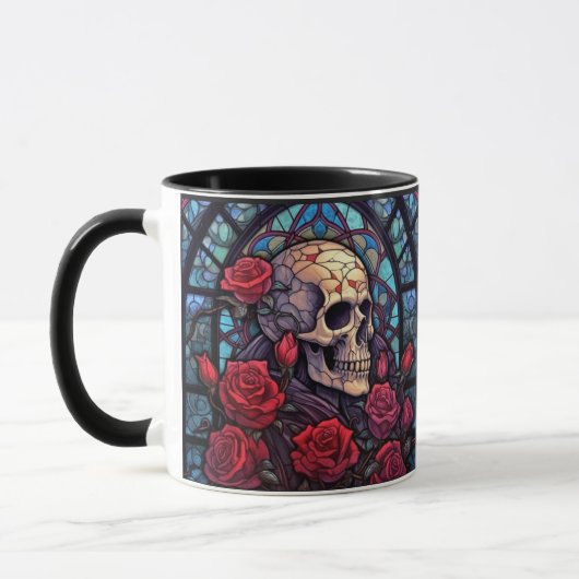 Skulls schauen nach innen Kaffee Tasse (Links)