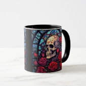 Skulls schauen nach innen Kaffee Tasse (VorderseiteRechts)
