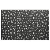 +{ Skulls & Snowflakes }+ Stoff (Fat Quarter (45,7 x 55,9 cm))