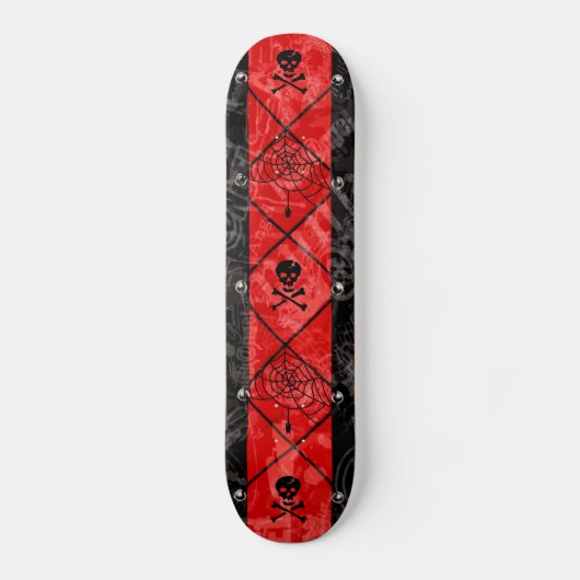 Skulls & Spiders Skateboard Deck (Vorderseite)