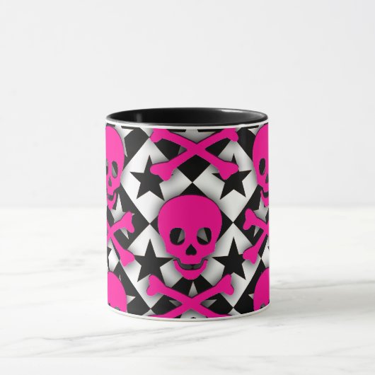Skulls & Stars Tasse (Zentrum)