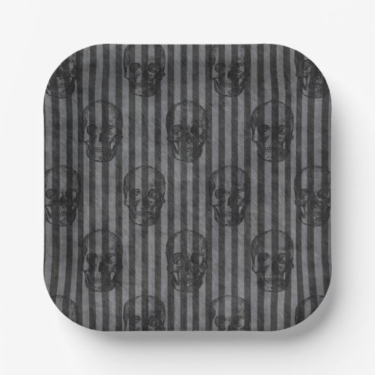 Skulls & Stripes Halloween Paper Teller (Vorderseite)
