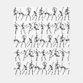 Skulls tanzen fleecedecke (Vorderseite)