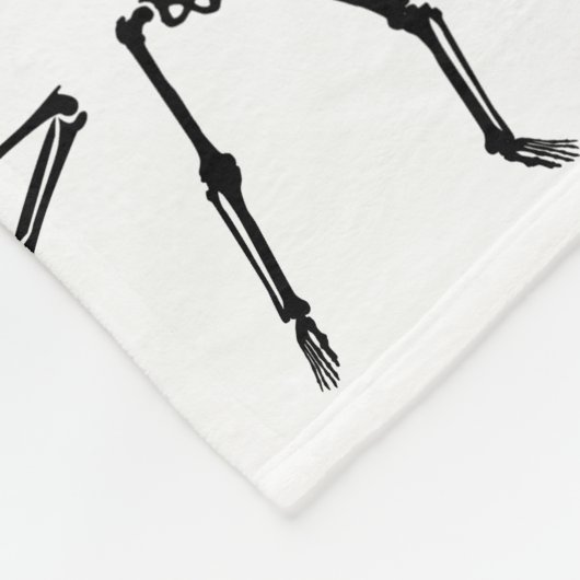 Skulls tanzen fleecedecke (Ecke)