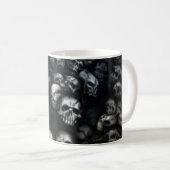 Skulls-Tasse Kaffeetasse (VorderseiteRechts)