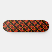 Skulls und Crossbones Muster Skateboard (Horizontal)