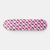 Skulls und Crossbones Muster Skateboard (Horizontal)