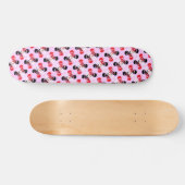 Skulls und Crossbones Muster Skateboard (Horizontal)