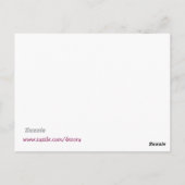 Skulls und Cupcake Postkarte (Rückseite)