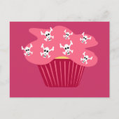 Skulls und Cupcake Postkarte (Vorderseite)