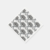 Skulls und Krähen Napkins Serviette (Ecke)