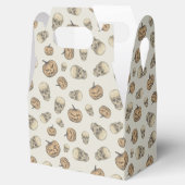 Skulls und Kürbis Halloween Muster Geschenkschachtel (Geöffnet)