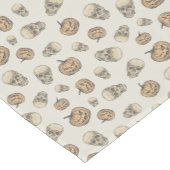 Skulls und Kürbis Halloween Muster Kurzer Tischläufer (Ecke)