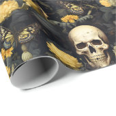 Skulls und Marigolds Geschenkpapier (Rolleneckpunkt)