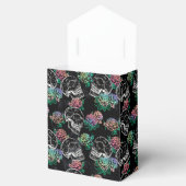 Skulls und Ombre Rose | Gothic Glam Pastel Grunge Geschenkschachtel (Geöffnet)