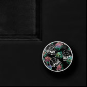 Skulls und Ombre Rose | Gothic Glam Pastel Grunge Keramikknauf