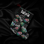 Skulls und Ombre Rose | Gothic Glam Pastel Grunge Kleiner Weihnachtsstrumpf
