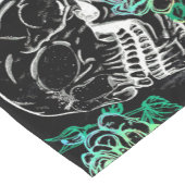Skulls und Ombre Rose | Gothic Glam Pastel Grunge Kurzer Tischläufer (Ecke)