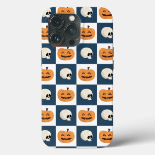 Skulls und Pumpkins Karos Case-Mate iPhone Hülle