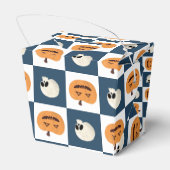 Skulls und Pumpkins Karos Geschenkschachtel (Rückseite)